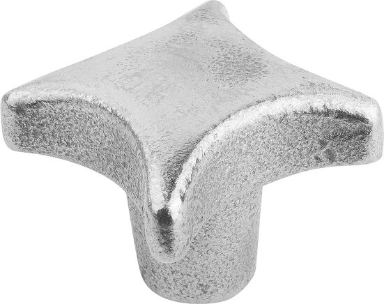 Kreuzgriffe DIN 6335 aus Grauguss, Form A, Rohling