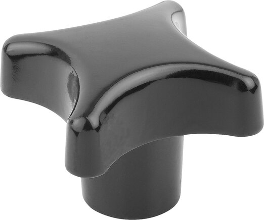 Kreuzgriffe aus Grauguss, kunststoffbeschichtet nach DIN 6335 Form C