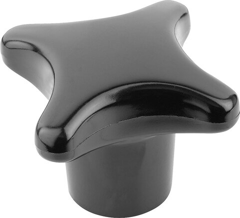 Kreuzgriffe ähnlich DIN 6335, Form G mit Sackloch