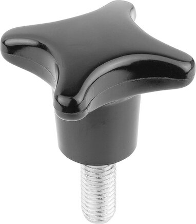 Kreuzgriffe ähnlich DIN 6335, Form L mit Außengewinde