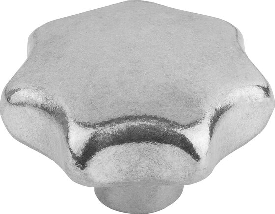 Sterngriffe ähnlich DIN 6336 aus Aluminium, Form C, Sackloch