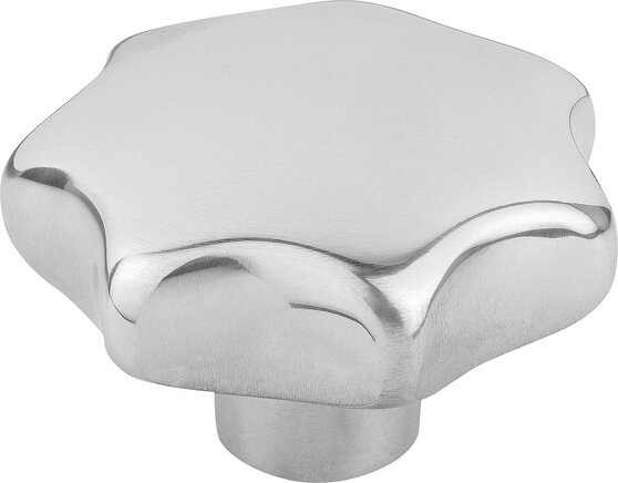 Sterngriffe ähnlich DIN 6336 aus Aluminium, Form C, Sackloch