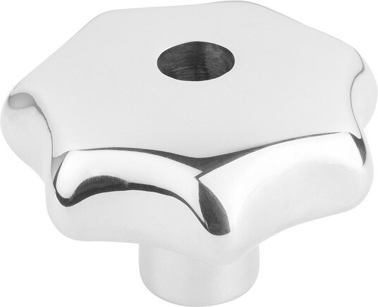 Sterngriffe ähnlich DIN 6336 Edelstahl, Form B, durchgehende Bohrung