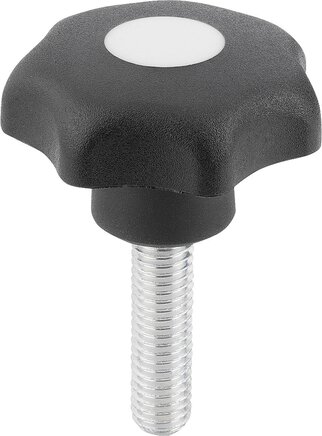 Sterngriffe ähnlich DIN 6336, Außengewinde, Form L