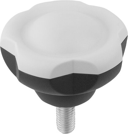 Fünfsterngriffe mit Außengewinde