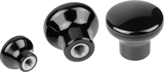 Pilzknöpfe mit Innengewinde