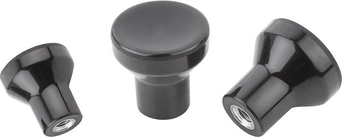 Pilzknöpfe mit Innengewinde