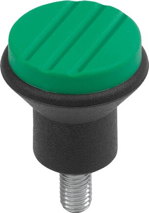 Pilzknöpfe mit Außengewinde