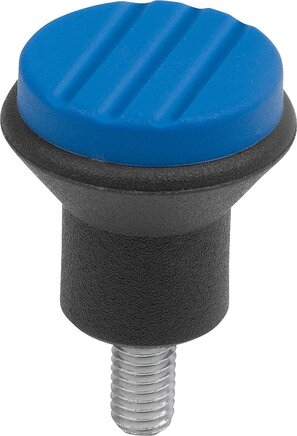 Pilzknöpfe mit Außengewinde