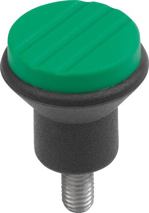 Pilzknöpfe mit Außengewinde