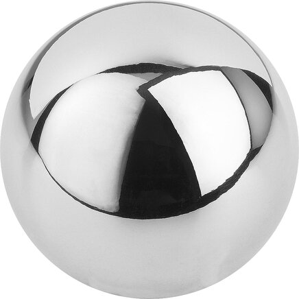 Kugelknöpfe Edelstahl oder Aluminium DIN 319, Form K mit Bohrung