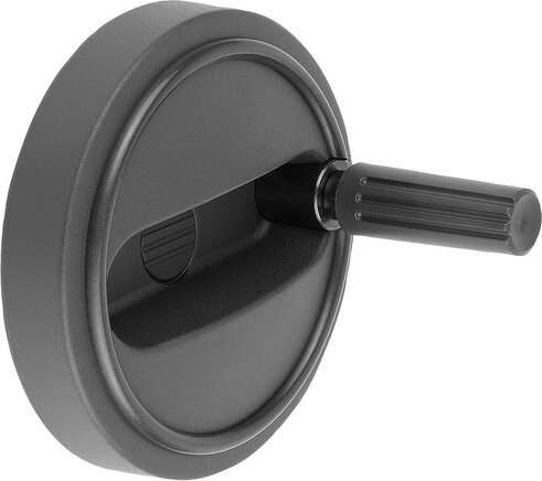 Handräder mit Zylindergriff drehbar