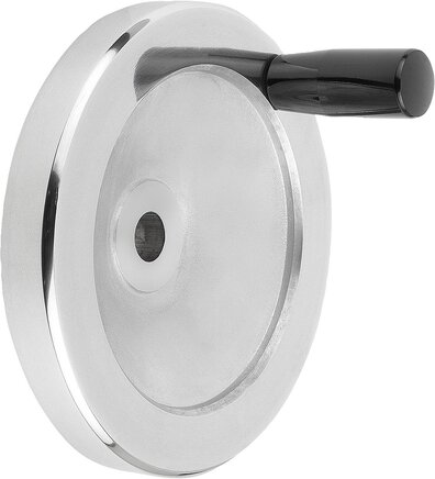 Scheibenhandräder aus Aluminium, mit festem Zylindergriff