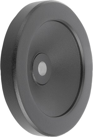 Scheibenhandräder aus Aluminium, ohne Zylindergriff