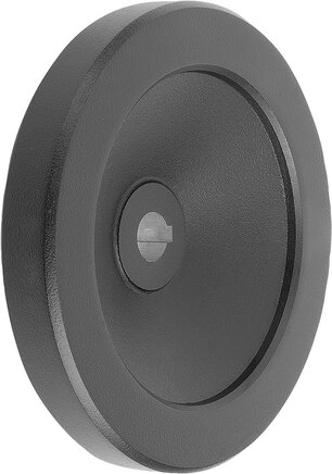 Scheibenhandräder aus Aluminium, ohne Zylindergriff