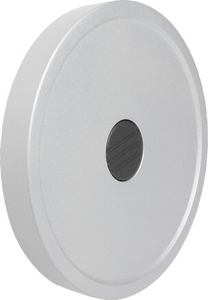 Scheibenhandräder Aluminium ohne Griff, Form E, mit Passbohrung