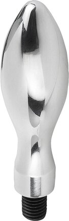 Ballengriffe feststehend DIN 39 Form E, aus Aluminium