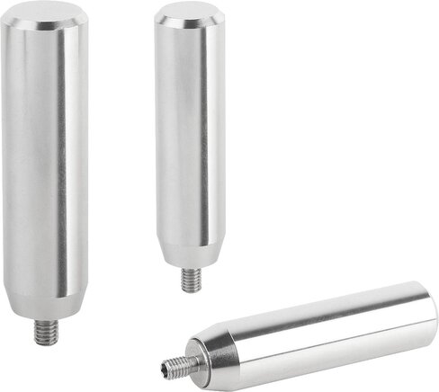Zylindergriffe drehbar Edelstahl