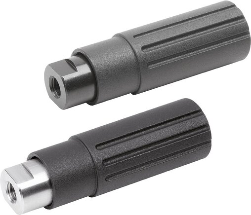 Zylindergriffe Kunststoff drehbar mit Innengewinde