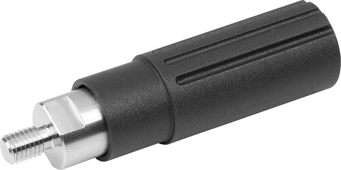 Zylindergriffe Kunststoff drehbar mit Außengewinde