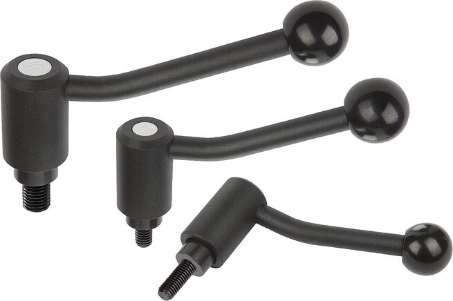 Spannhebel mit Sicherheitsfunktion Außengewinde