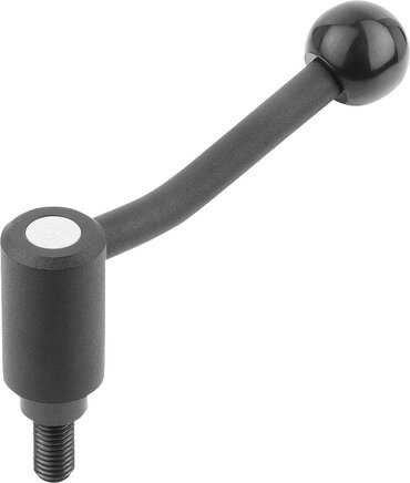 Spannhebel mit Sicherheitsfunktion Außengewinde
