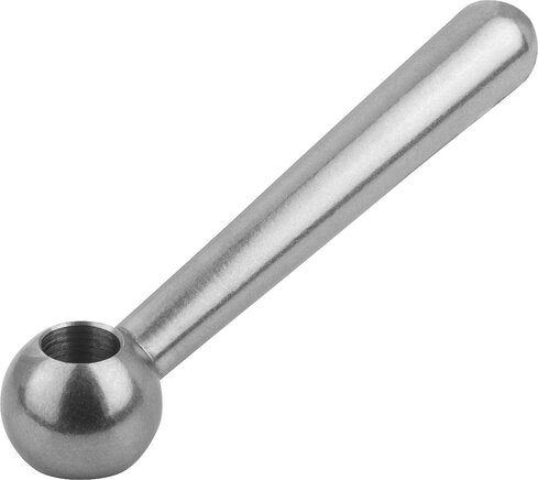 Kegelgriffe DIN 99, Form L, mit Bohrung