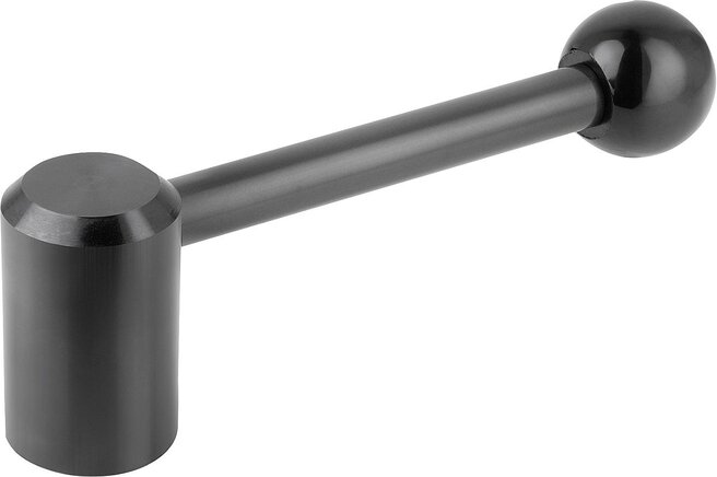 Spannhebel mit Passbohrung, 0 Grad