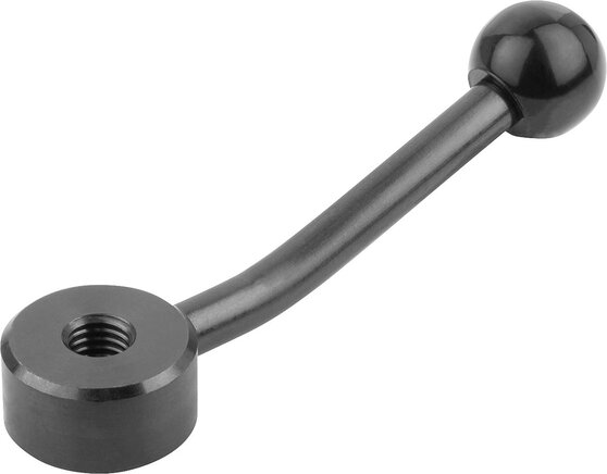 Spannhebel flach mit Innengewinde