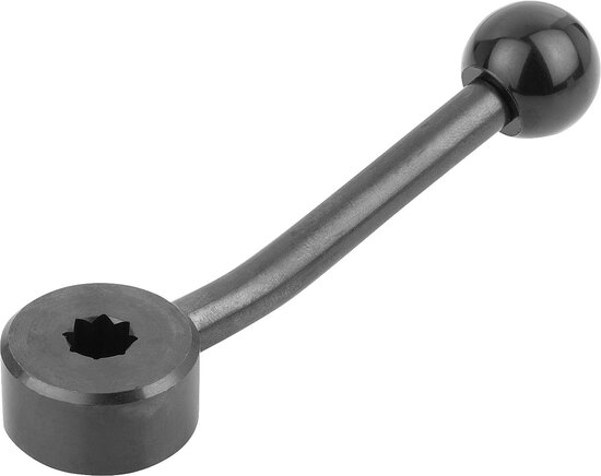 Spannhebel flach mit Innenstern