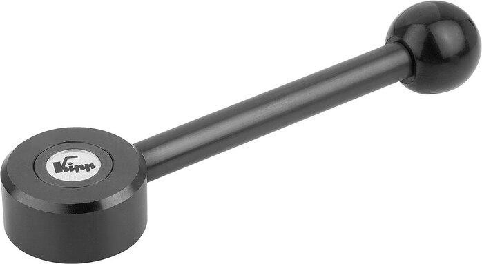 Spannhebel, flach mit Innengewinde, 0 Grad