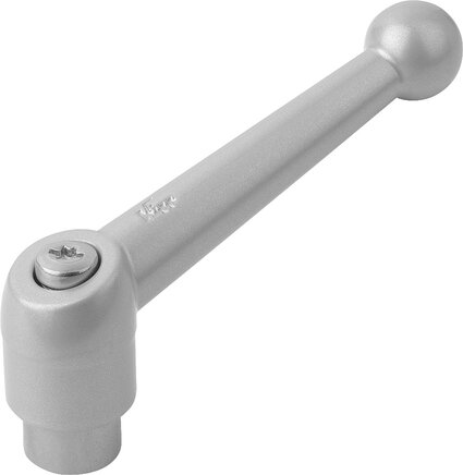 Klemmhebel mit Innengewinde, Stahlteile aus Edelstahl