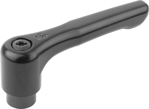 Klemmhebel, flach mit Innengewinde