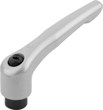 Klemmhebel mit Innengewinde, seidenmatt