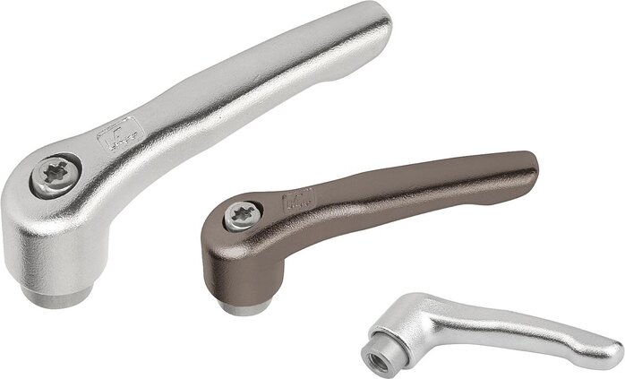 Klemmhebel Edelstahl mit Innengewinde