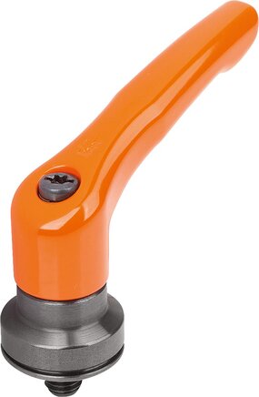 Klemmhebel Zink mit Außengewinde und Spannkraftverstärker