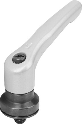 Klemmhebel Zink mit Außengewinde und Spannkraftverstärker