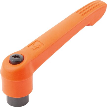 Klemmhebelmit Innengewinde und Kunststoffgriff