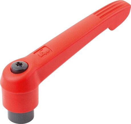 Klemmhebelmit Innengewinde und Kunststoffgriff