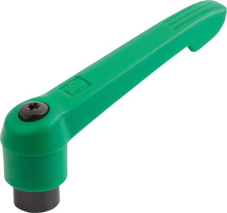 Klemmhebelmit Innengewinde und Kunststoffgriff