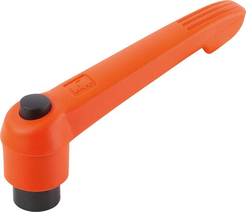 Klemmhebel mit Druckknopf mit Innengewinde