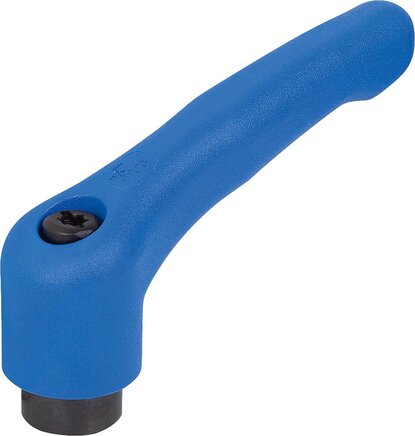 Klemmhebel Kunststoff mit Innengewinde, Stahlteile brüniert