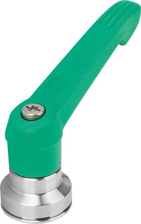 Klemmhebel Kunststoff mit Innengewinde und Spannkraftverstärker