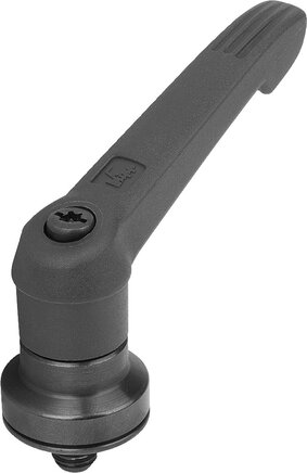 Klemmhebel Kunststoff mit Außengewinde und Spannkraftverstärker