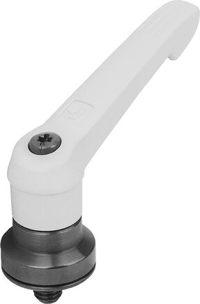 Klemmhebel Kunststoff mit Außengewinde und Spannkraftverstärker