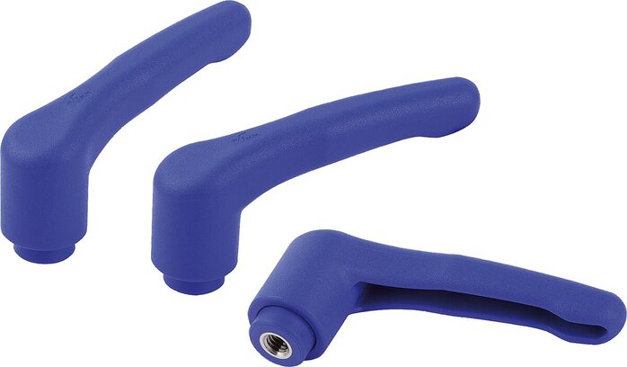 Klemmhebel Kunststoff visuell-detektierbar mit Innengewinde