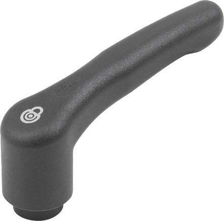 Klemmhebel Kunststoff mit Sicherheitsfunktion mit Innengewinde