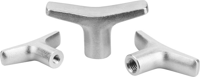 T-Griffe Edelstahl