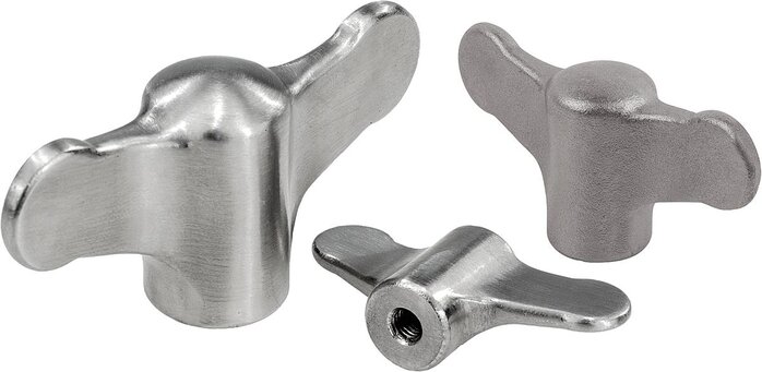 Flügelgriffe Edelstahl