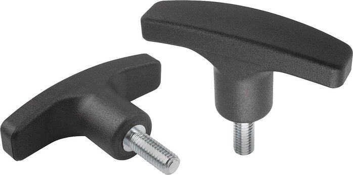 T-Griffe, Außengewinde